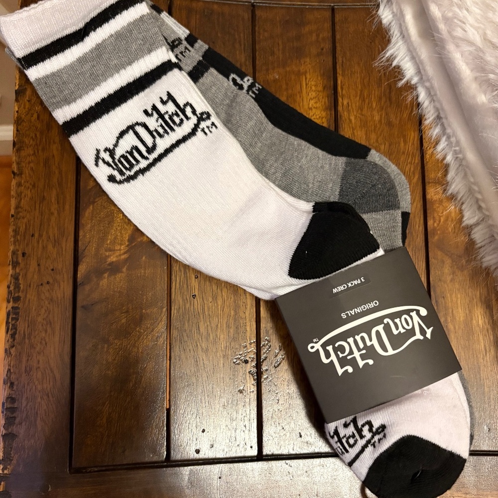 Von Dutch Crew Socks, unisex